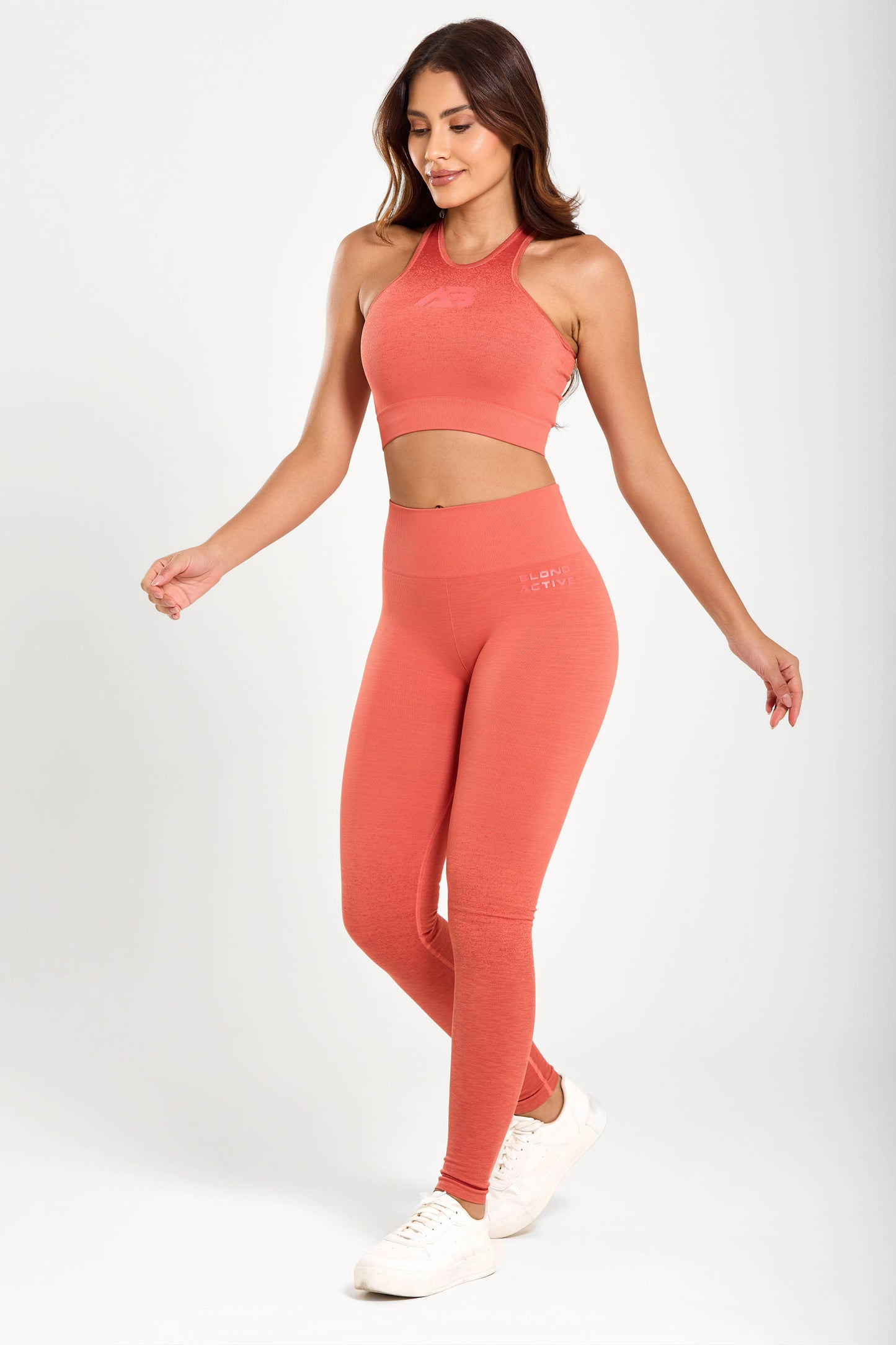 Top Cropped Degradê Páprica Seamless UV+ com Modelagem Slim