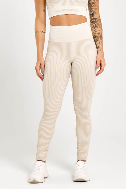 Calça Legging Energy Lycra Seamless Tex Off White