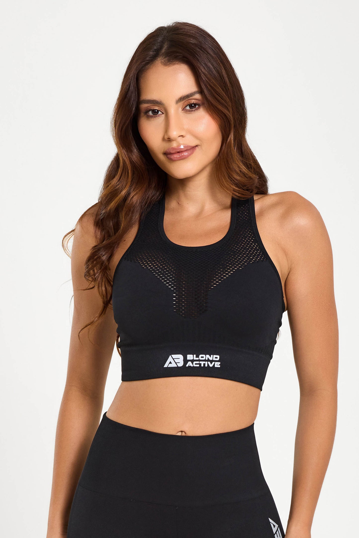 Top AirSense Preto Seamless UV+ Com  Pontos Respiráveis