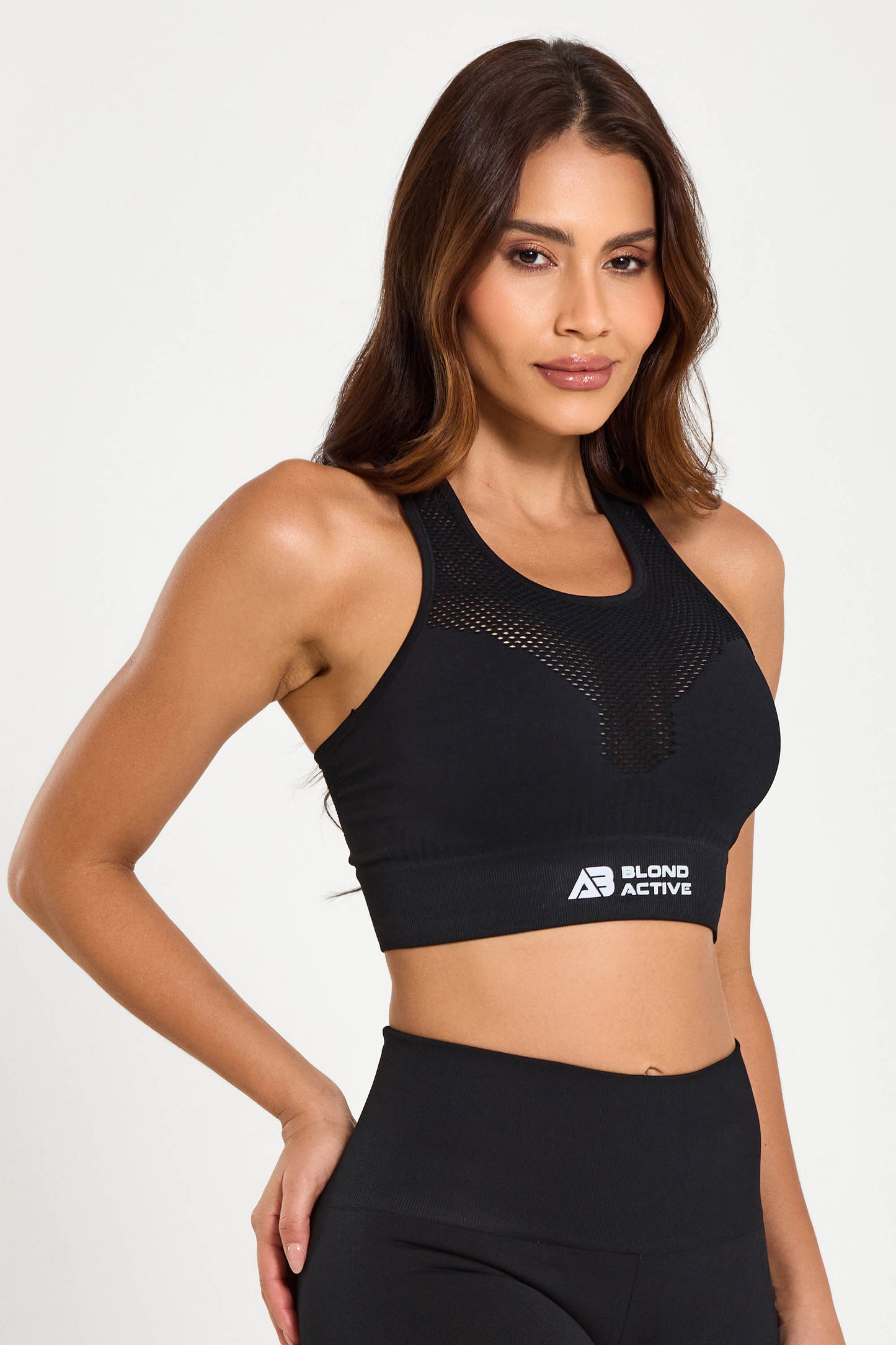 Top AirSense Preto Seamless UV+ Com  Pontos Respiráveis